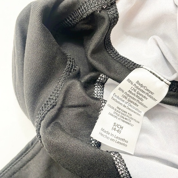 Danskin Now maroon/black mesh panel leggings - Picture 7 of 7